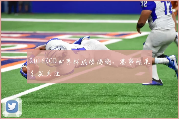2016KOD世界杯成绩揭晓,赛事结果引发关注