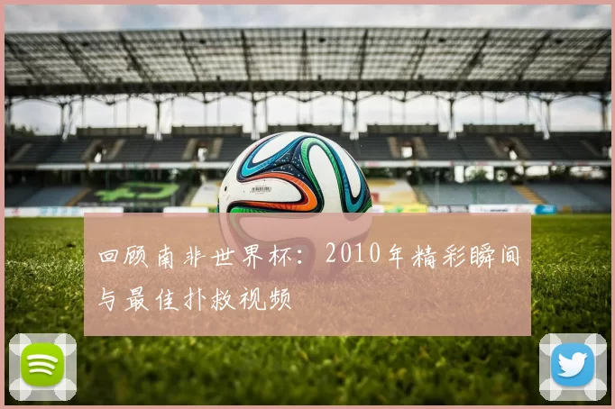 回顾南非世界杯：2010年精彩瞬间与最佳扑救视频
